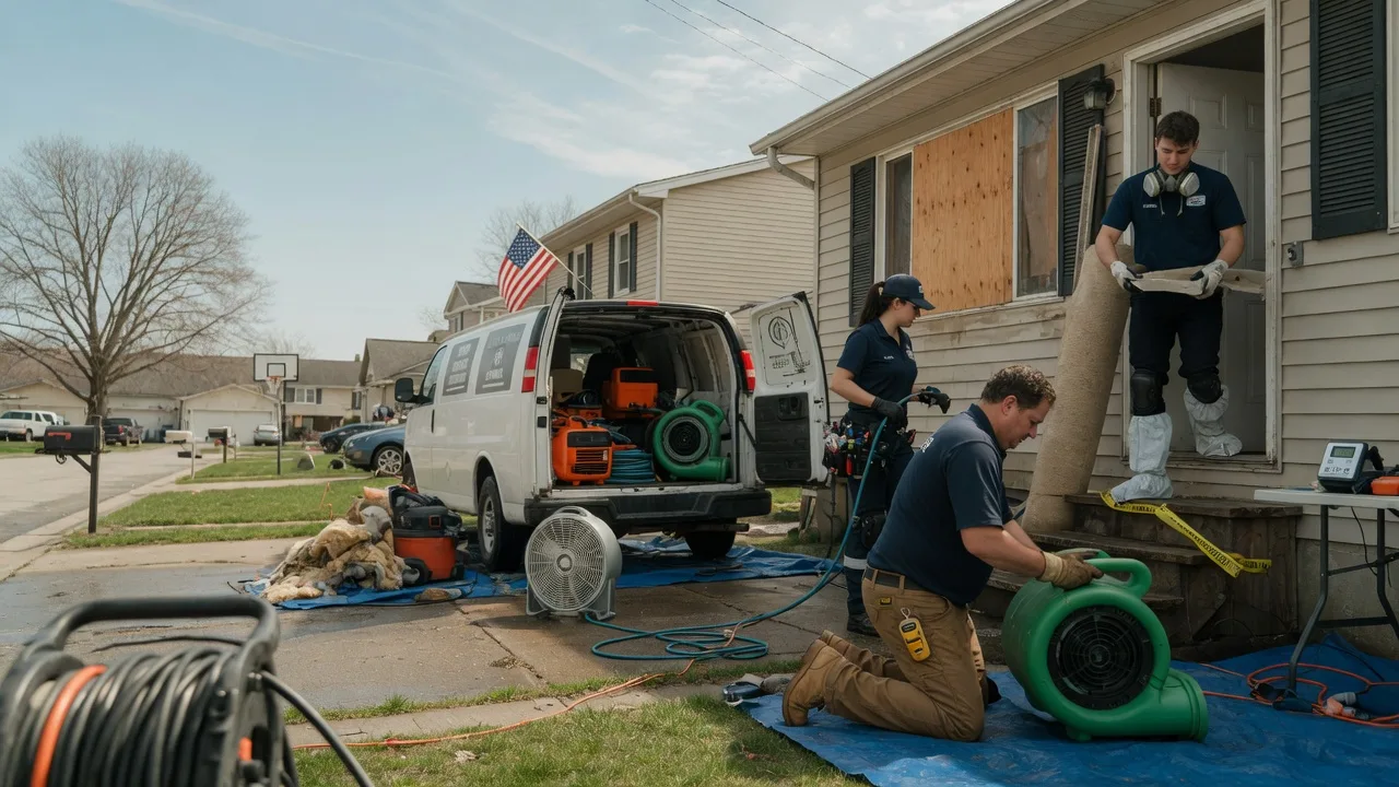 Water Damage Restoration in Chase, KS near me